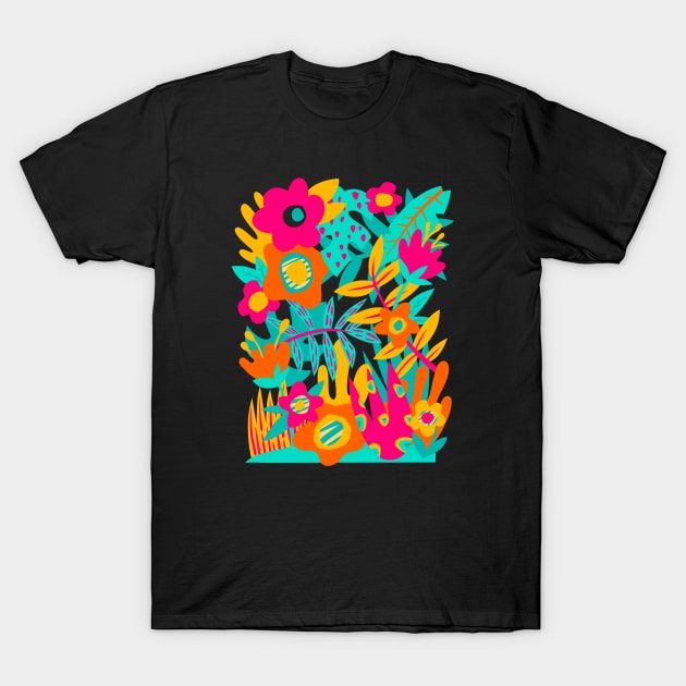 Tropical Rainforest (transparent) T-Shirt by KelleyDillon